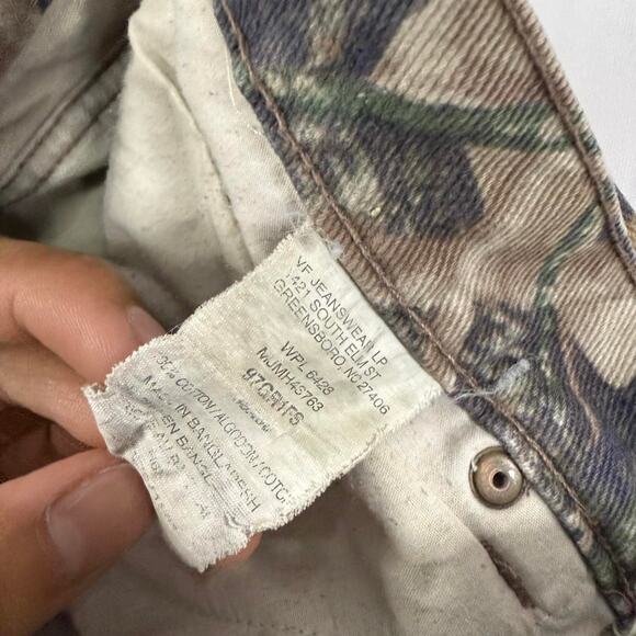 Wrangler Brown Camo Pants Relaxed Fit Size 38x30 - Picture 3 of 7